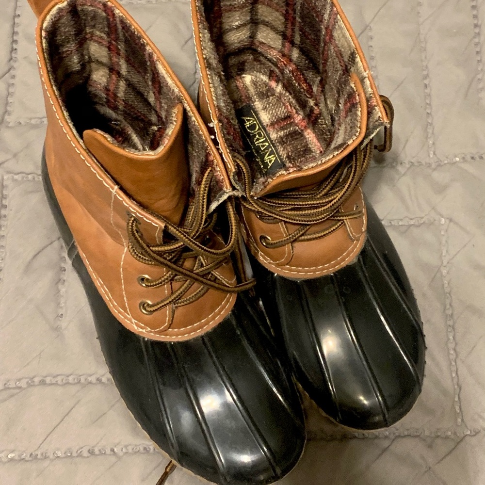 Rain snow duck boots